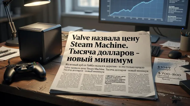 Valve назвала цену Steam Machine. Тысяча долларов - новый минимум
